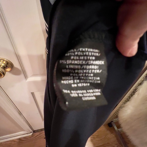 Leslie Fay blue and white striped maxi with a ribboned belt. Sleeveless  Size 12 - Picture 4 of 6